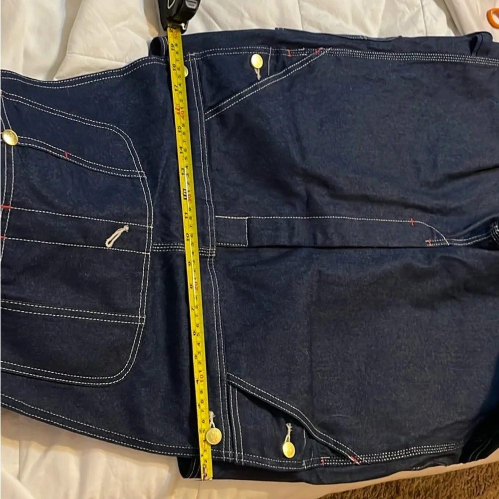 NWOT DICKIES Men'sIndigoBibOveralls-tag says34x34;BUT,fit like 38x36..Mislabeled - Picture 8 of 10